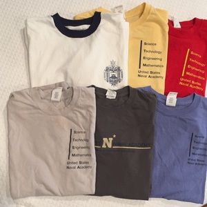 6 Naval Academy T-Shirts